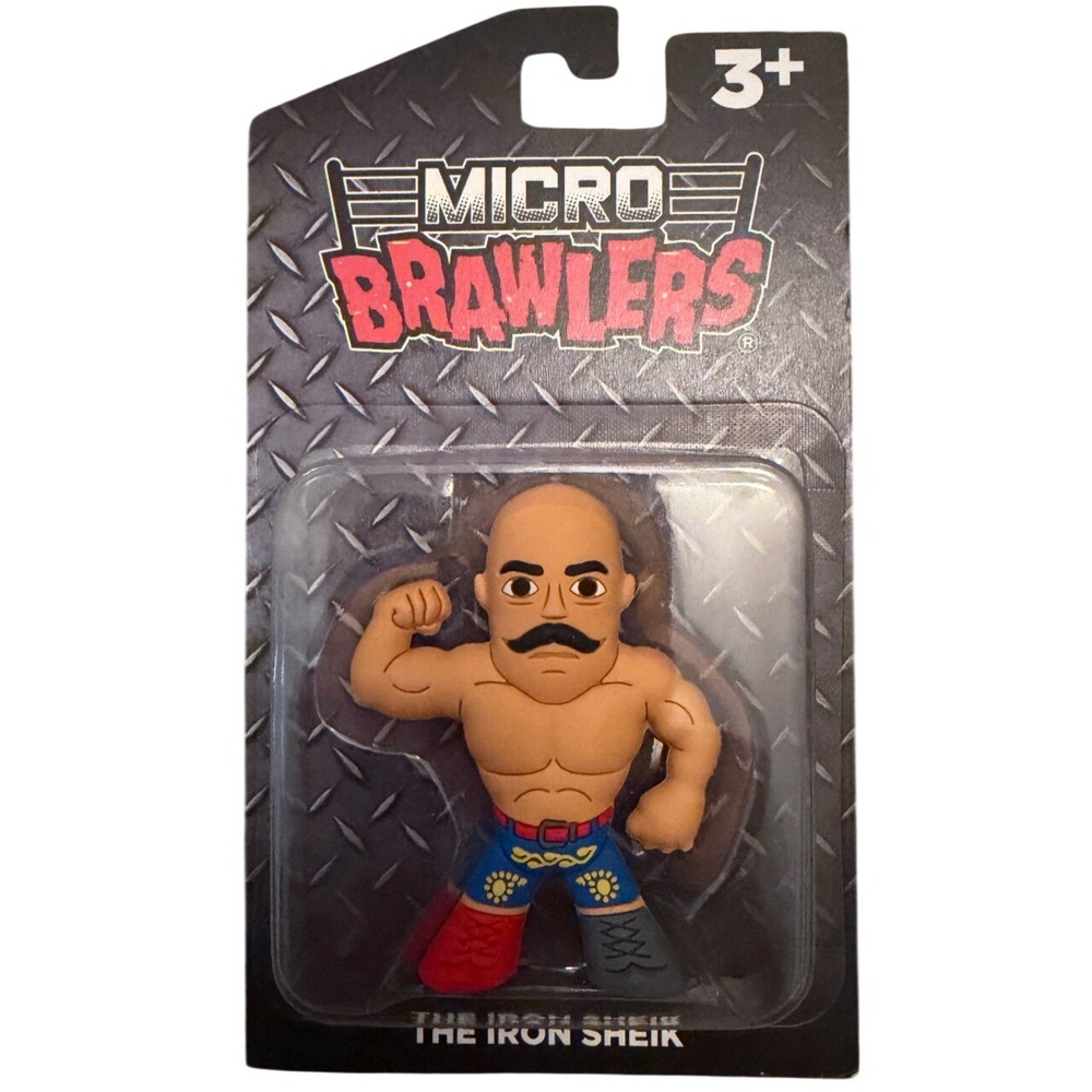 Micro Brawlers The Iron Sheik Pro Wrestling Tees Vinyl Figure WWE Legend New